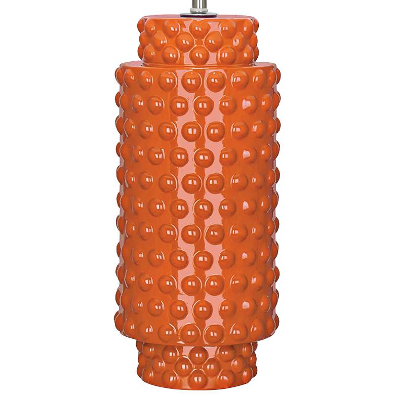 Image 4 Robert Abbey Dolly 27 1/2" Pumpkin Orange Modern Ceramic Table Lamp more views