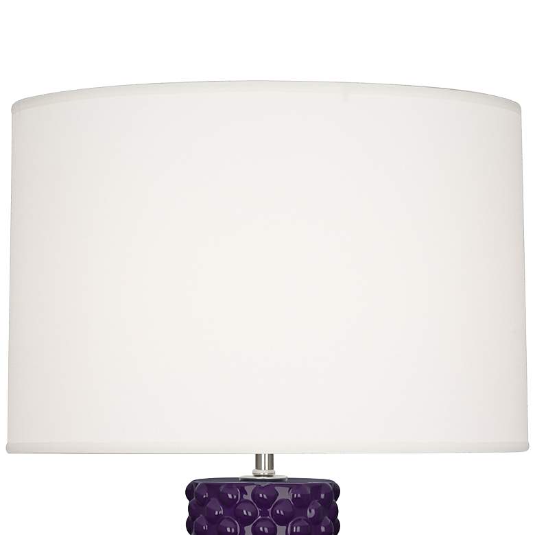Robert Abbey Dolly Amethyst Ceramic Table Lamp more views