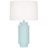 Robert Abbey Dolly Baby Blue Ceramic Table Lamp