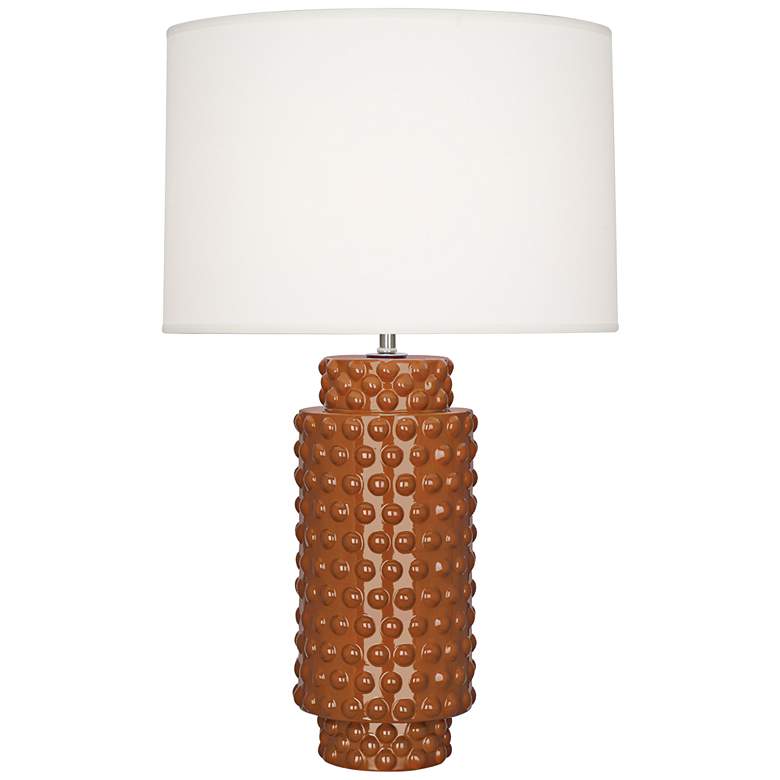 Image 1 Robert Abbey Dolly Cinnamon Ceramic Table Lamp