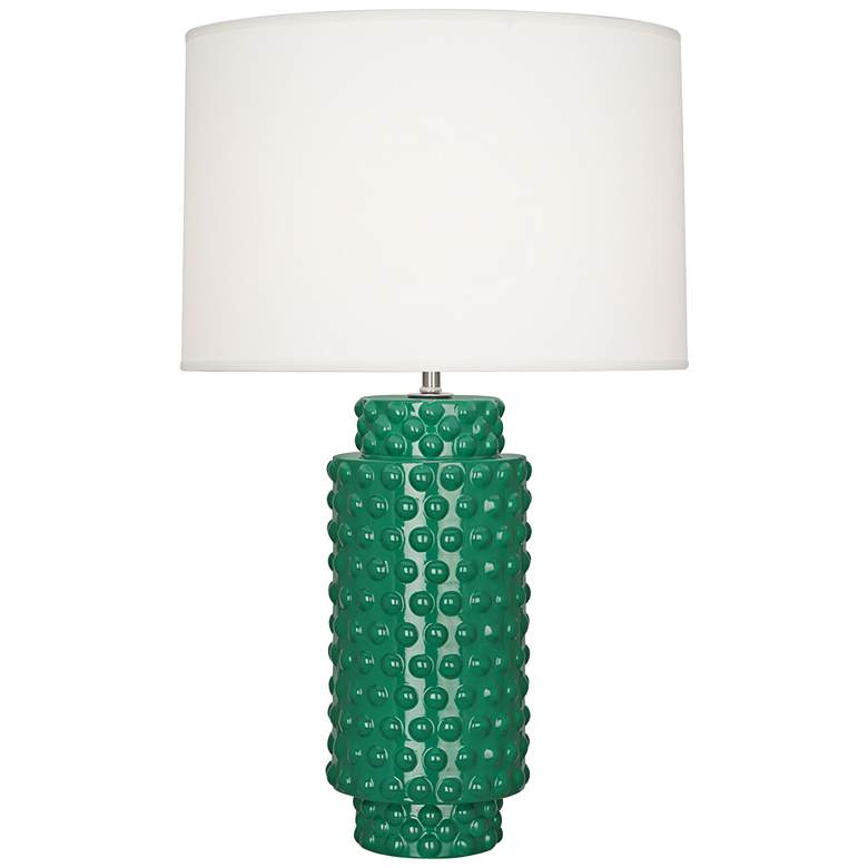 Robert Abbey Dolly Emerald Green Ceramic Table Lamp