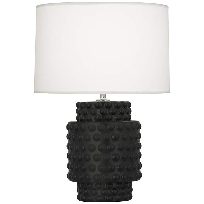Image 1 Robert Abbey, Dolly, Matte Obsidian Glazed Ceramic, Accent Lamp