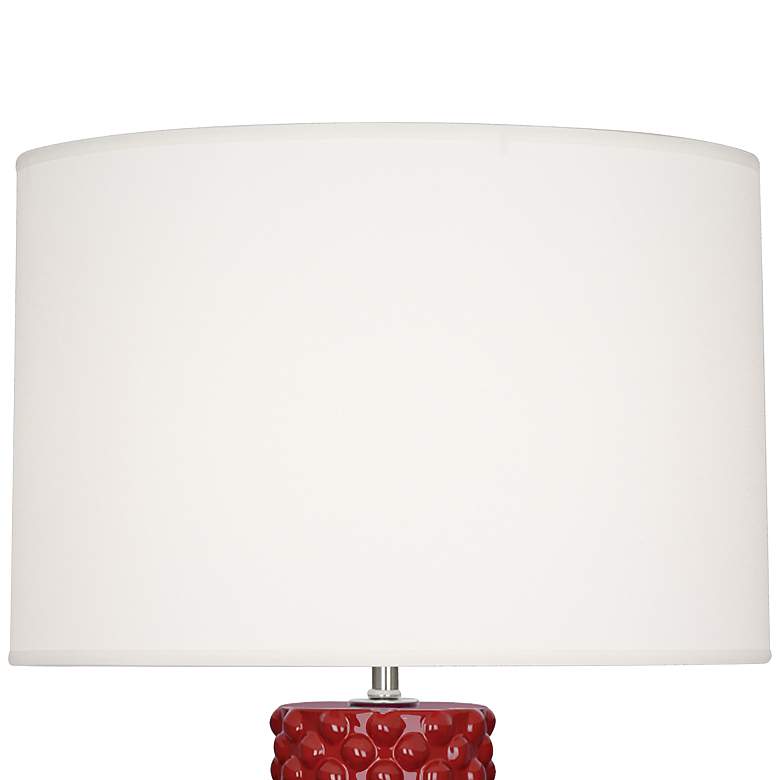 Robert Abbey Dolly Oxblood Red Ceramic Table Lamp more views