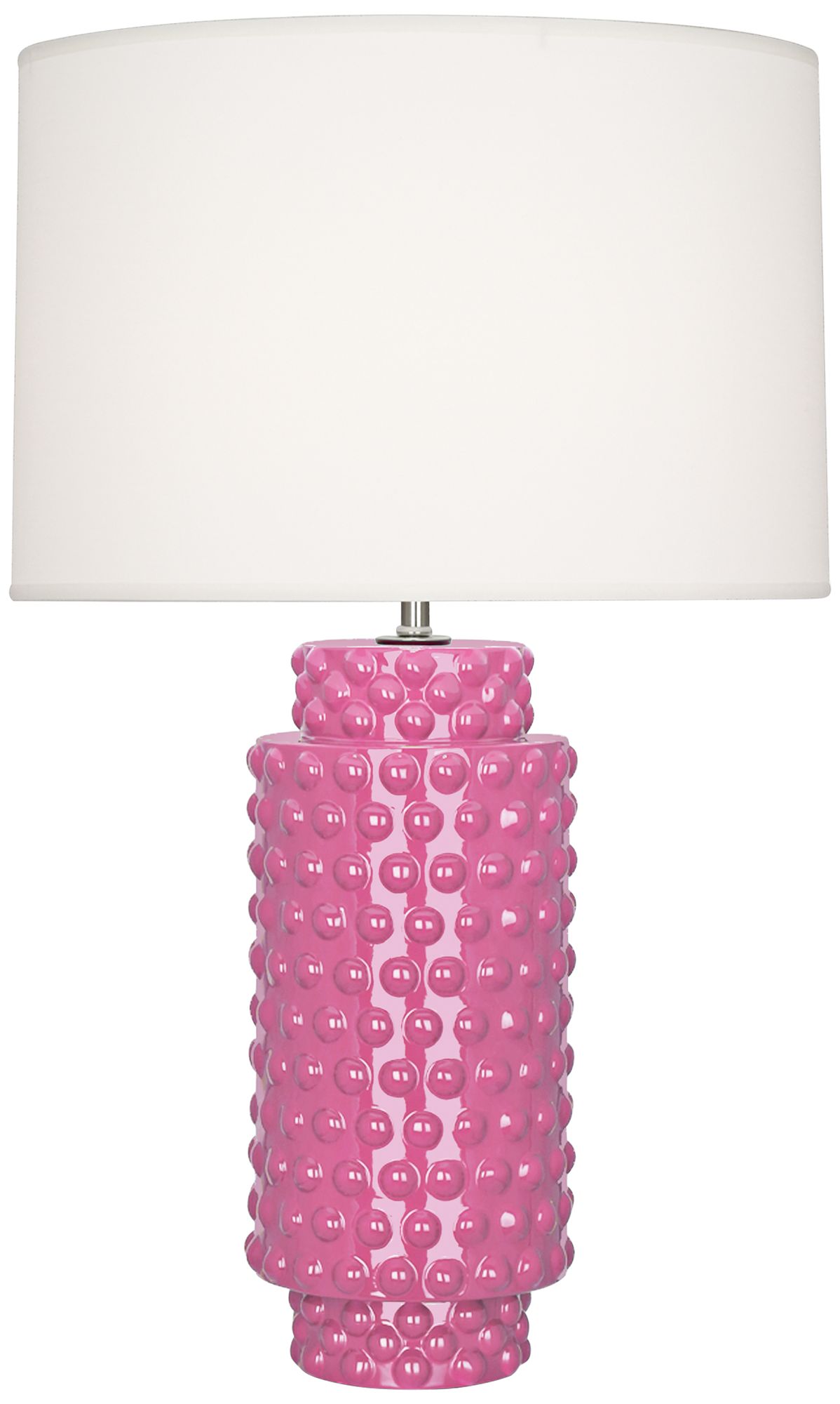 pink ceramic table lamp