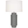 Robert Abbey Dolly Smokey Taupe Ceramic Table Lamp
