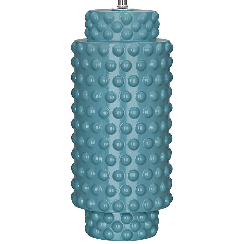 Image 3 Robert Abbey Dolly Steel Blue Ceramic Table Lamp more views