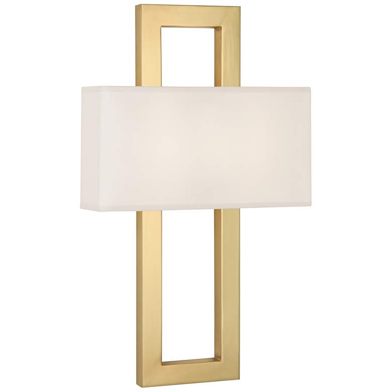 Image 1 Robert Abbey Doughnut 22 1/2" High Antique Brass Wall Sconce