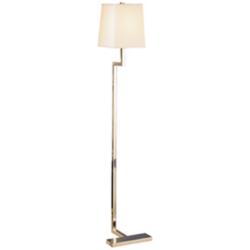Robert Abbey Doughnut 48 3/4" Antique Silver Finish Modern Floor Lamp