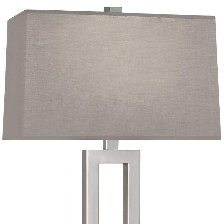 Image 2 Robert Abbey Doughnut Antique Silver Floor Lamp more views