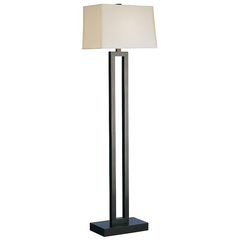 Image 2 Robert Abbey Doughnut Collection 59 3/4" Modern Bronze Floor Lamp