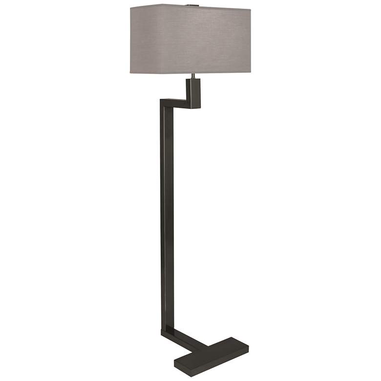 Image 1 Robert Abbey Doughnut Deep Patina Bronze Floor Lamp