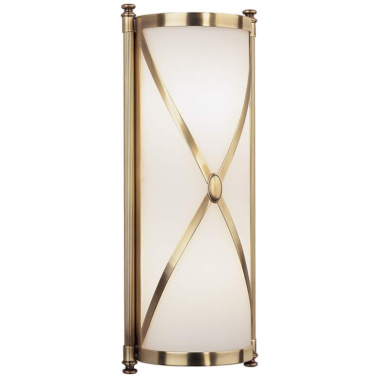 Image 2 Robert Abbey Drexel 16 3/8" High Brass ADA Wall Sconce