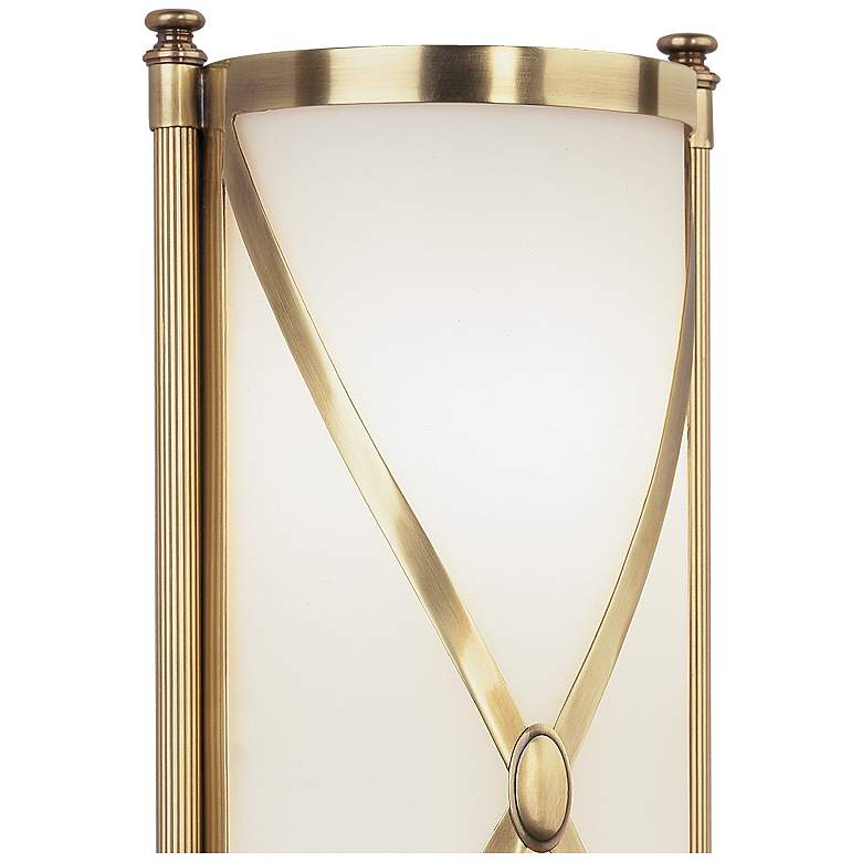 Image 3 Robert Abbey Drexel 16 3/8" High Brass ADA Wall Sconce more views