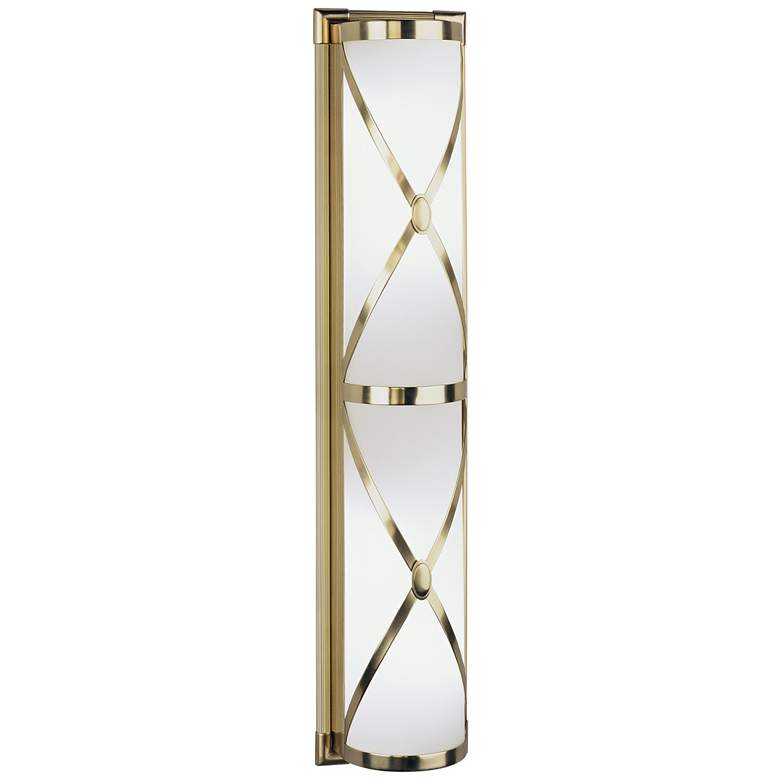 Image 2 Robert Abbey Drexel 25 inch Wide Brass ADA Wall Sconce