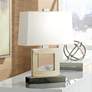 Robert Abbey Duncan 20 3/4" High Silver Square Accent Table Lamp