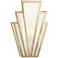 Robert Abbey Empire 11" High Modern Brass ADA Wall Sconce
