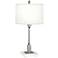Robert Abbey Empire Polished Nickel Accent Table Lamp