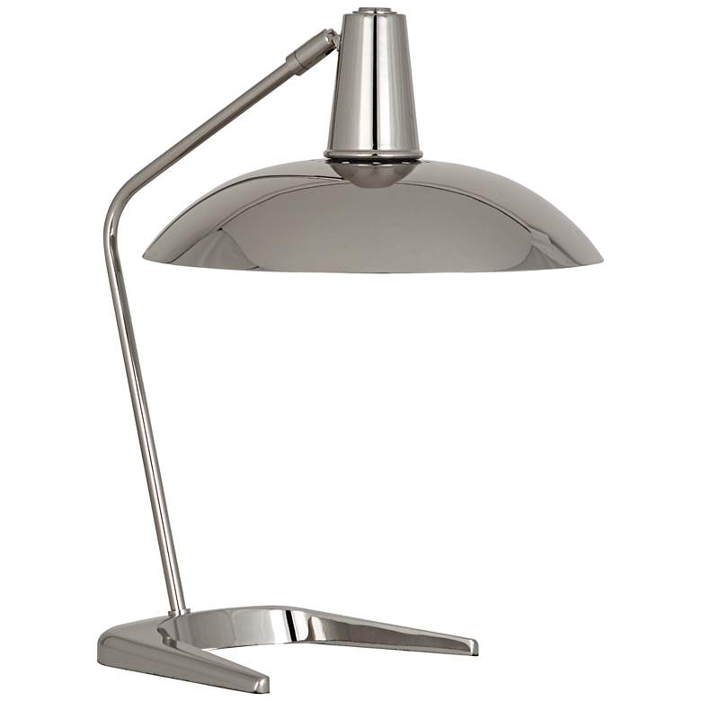 Image 1 Robert Abbey Enterprise Polished Nickel Desk Lamp