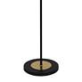 Robert Abbey Ferdinand 85 3/4" Black and Brass Adjustable Floor Lamp