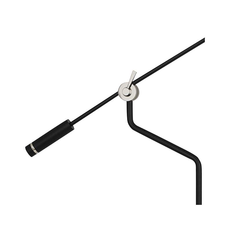 Image 4 Robert Abbey Ferdinand 85 3/4" Black and Nickel Adjustable Floor Lamp more views