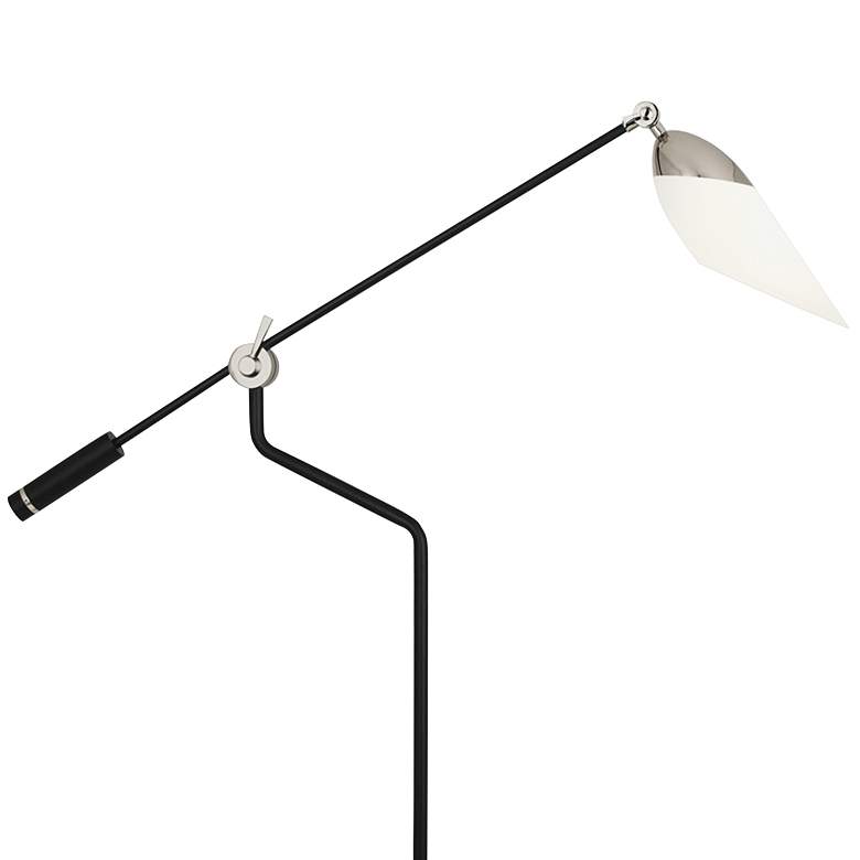 Image 5 Robert Abbey Ferdinand 85 3/4" Black and Nickel Adjustable Floor Lamp more views