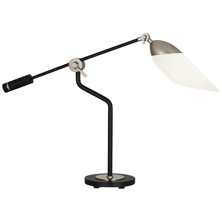 Image 2 Robert Abbey Ferdinand Black and Nickel Adjustable Desk Lamp