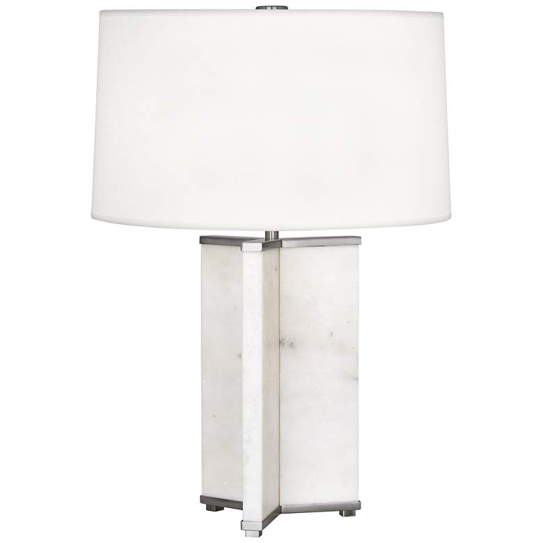 Image 1 Robert Abbey Fineas Antique Nickel Modern Table Lamp