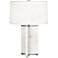 Robert Abbey Fineas Antique Nickel Modern Table Lamp