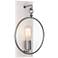 Robert Abbey Fineas Sconce Dark Antique Nickel Ring With Alabaster Stone