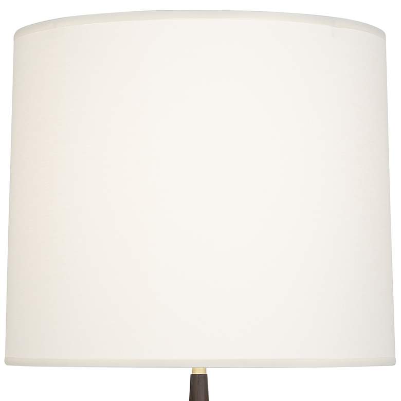 Image 3 Robert Abbey Fletcher 34 1/2" Modern Dark Walnut Warm Brass Table Lamp more views