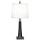 Robert Abbey Florence Black Marble Accent Table Lamp