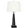 Robert Abbey Florence Black Marble Table Lamp