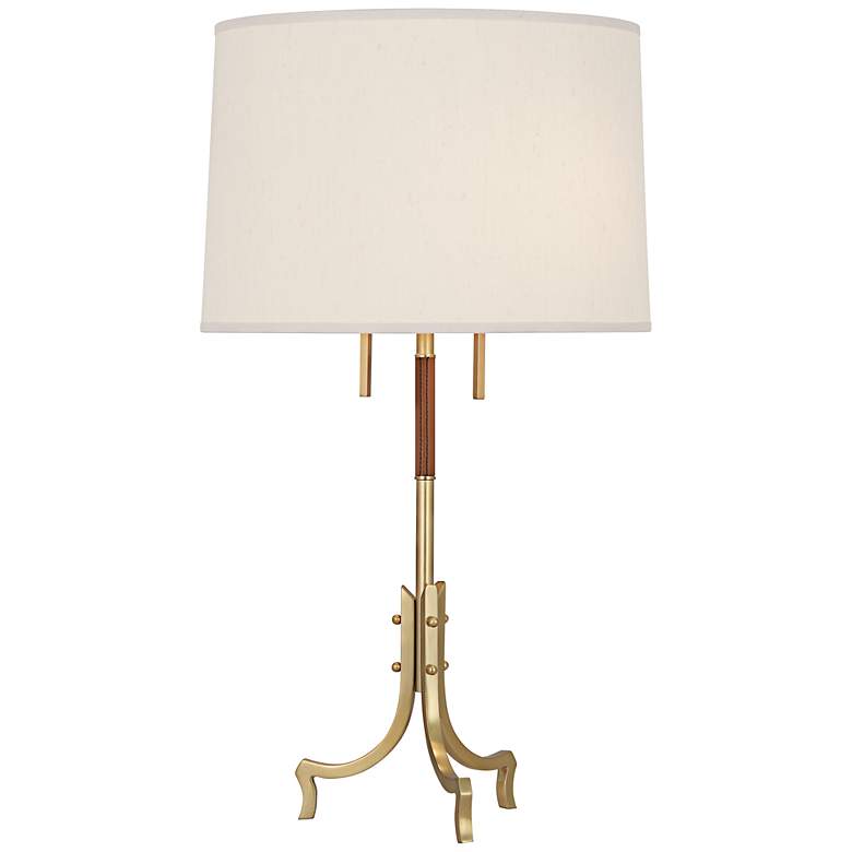 Image 1 Robert Abbey Francesco Antique Brass Table Lamp