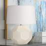 Robert Abbey Franklin Bone Glazed Ceramic Accent Table Lamp