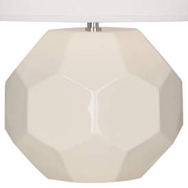 Image4 of Robert Abbey Franklin Bone Glazed Ceramic Accent Table Lamp more views