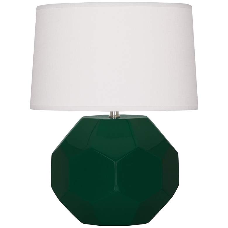 Image 1 Robert Abbey, Franklin, Jungle Glazed Ceramic, Accent Lamp