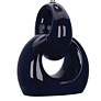 2_Robert Abbey Fusion 27" High Midnight Blue Modern Ceramic Table Lamp more views