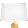 3_Robert Abbey Fusion 27" High Sunset Yellow Ceramic Table Lamp more views