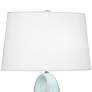 3_Robert Abbey Fusion 27" Modern Baby Blue Ceramic Table Lamp more views