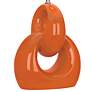 2_Robert Abbey Fusion 27" Modern Pumpkin Orange Ceramic Table Lamp more views