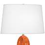 3_Robert Abbey Fusion 27" Modern Pumpkin Orange Ceramic Table Lamp more views