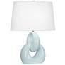 Robert Abbey Fusion Baby Blue Ceramic Table Lamp
