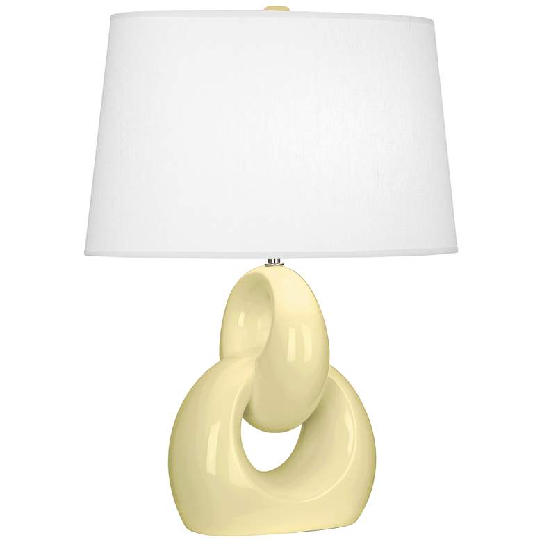 Image 1 Robert Abbey Fusion Butter Ceramic Table Lamp