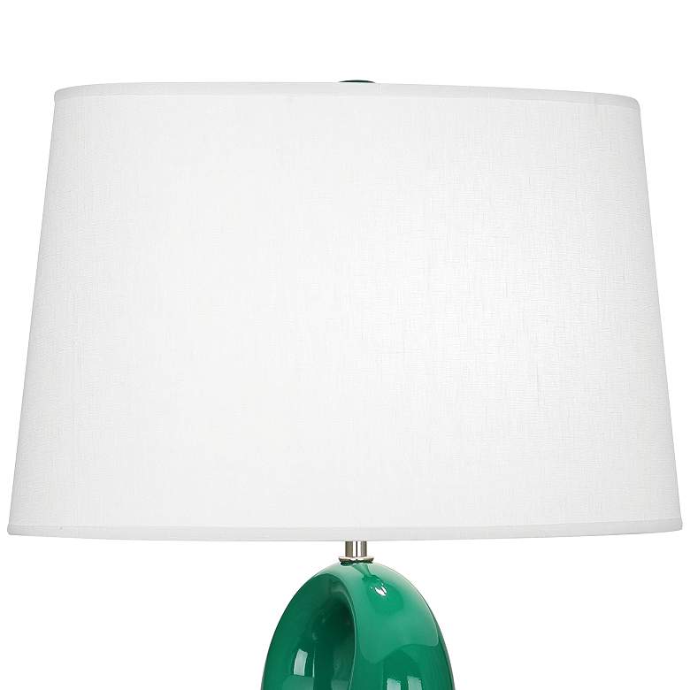 Robert Abbey Fusion Emerald Green Ceramic Table Lamp more views