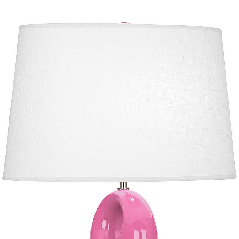 Robert Abbey Fusion Schiaparelli Pink Ceramic Table Lamp more views