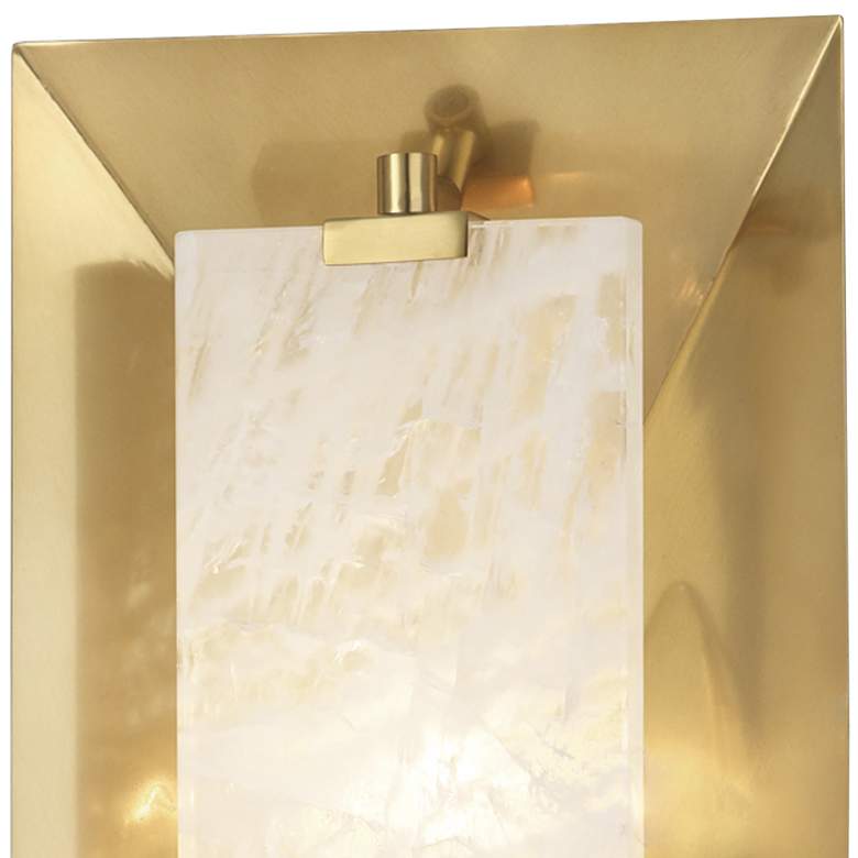 Image 2 Robert Abbey Gemma 14 inch High ADA Modern Brass Wall Sconce more views