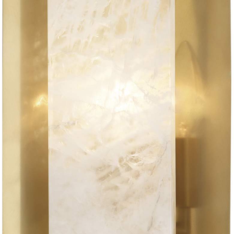 Image 3 Robert Abbey Gemma 14" High ADA Modern Brass Wall Sconce more views