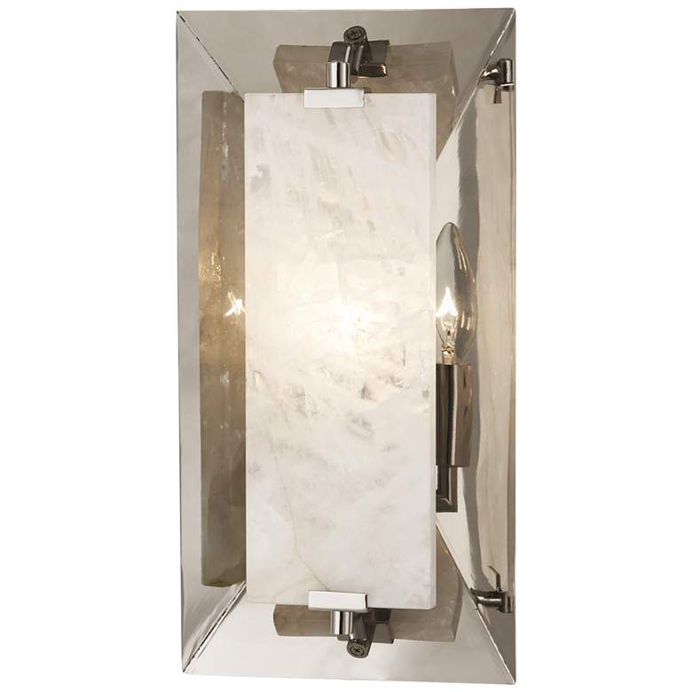 Image 1 Robert Abbey Gemma 14" High ADA Polished Nickel Wall Sconce