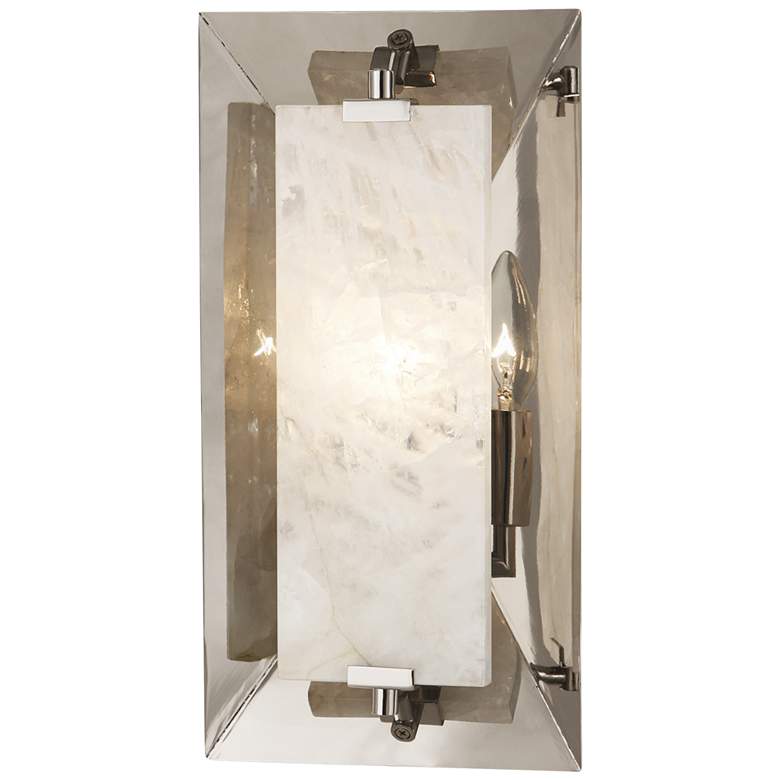 Image 1 Robert Abbey Gemma 14 inch High ADA Polished Nickel Wall Sconce