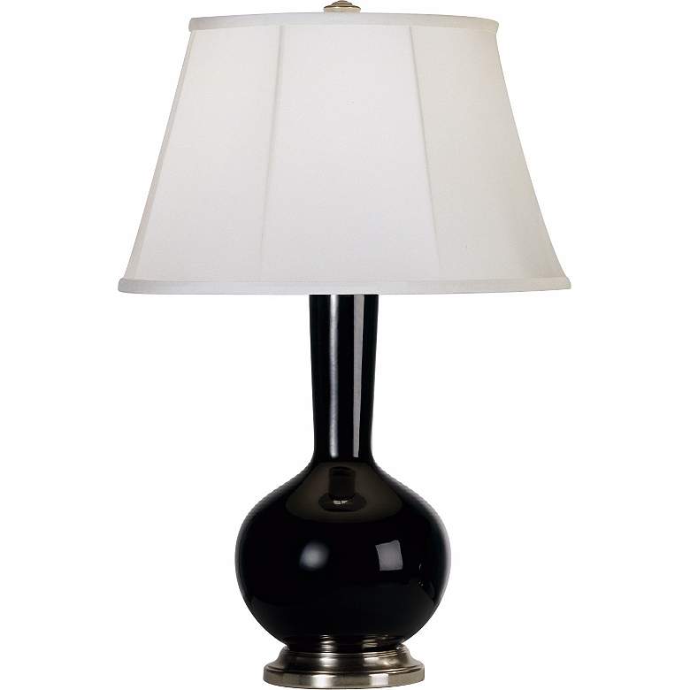 Image 1 Robert Abbey Genie Silver and Black Ceramic Table Lamp